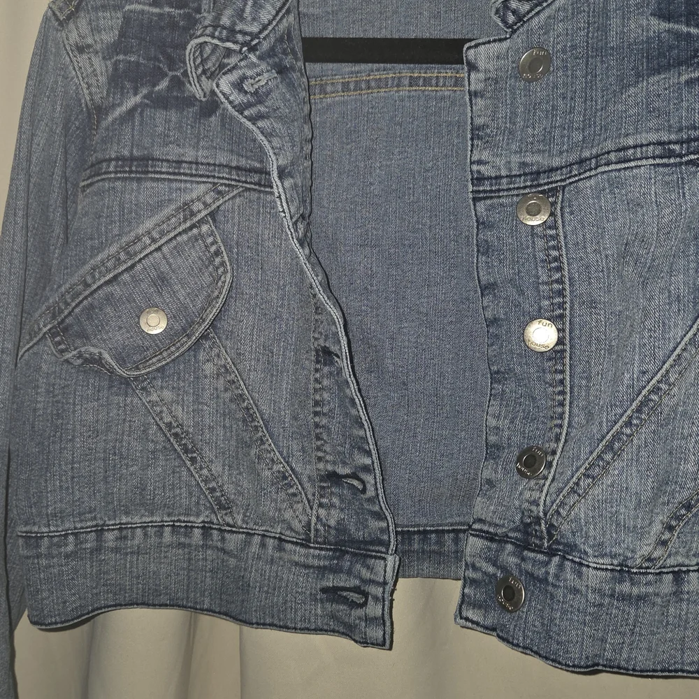 Y2K Fubourg Classic Blue Jean Jacket
